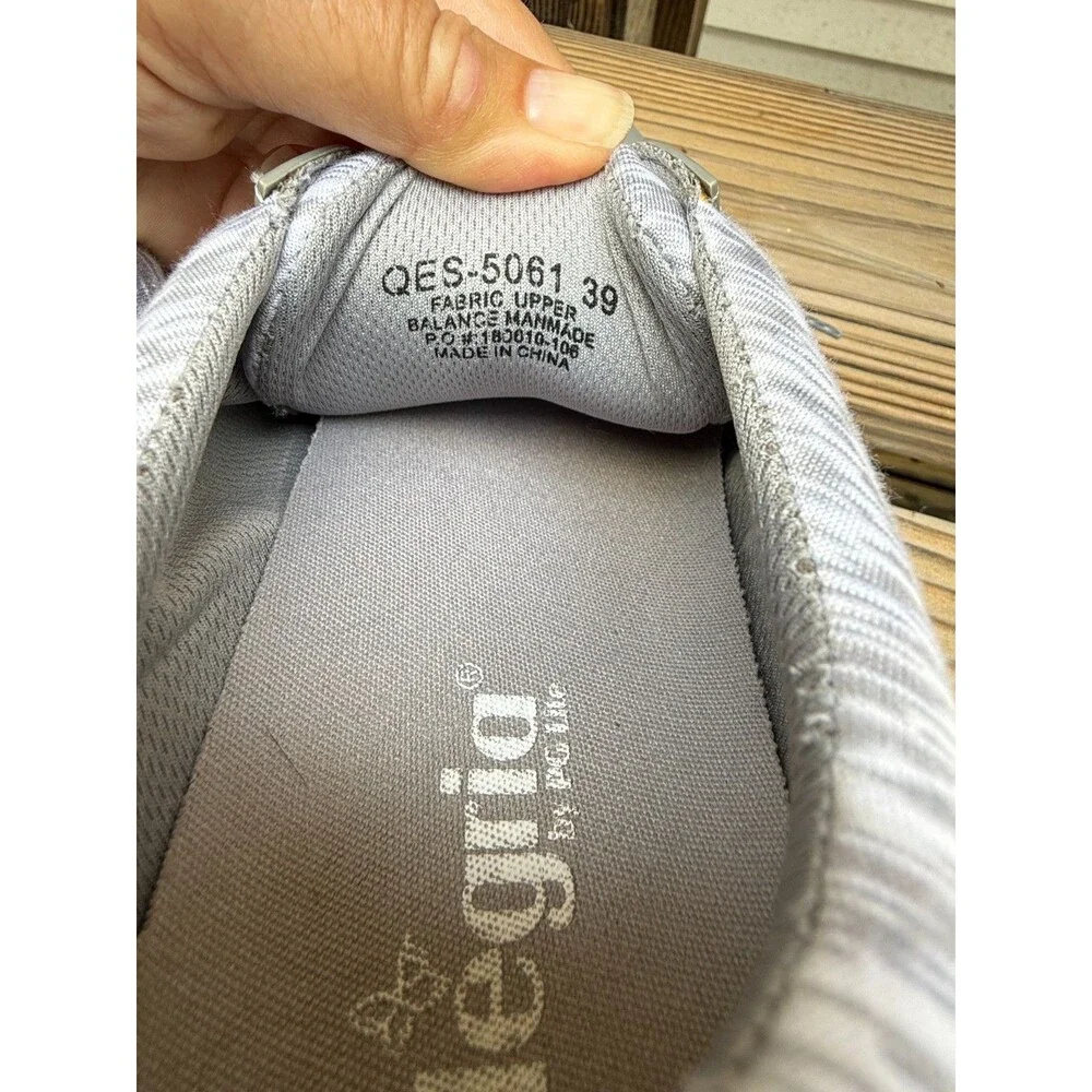 Alegria Traq Quest Smart Walking Shoes-Women's EU 39 US 9-Gray White-QES 5061
